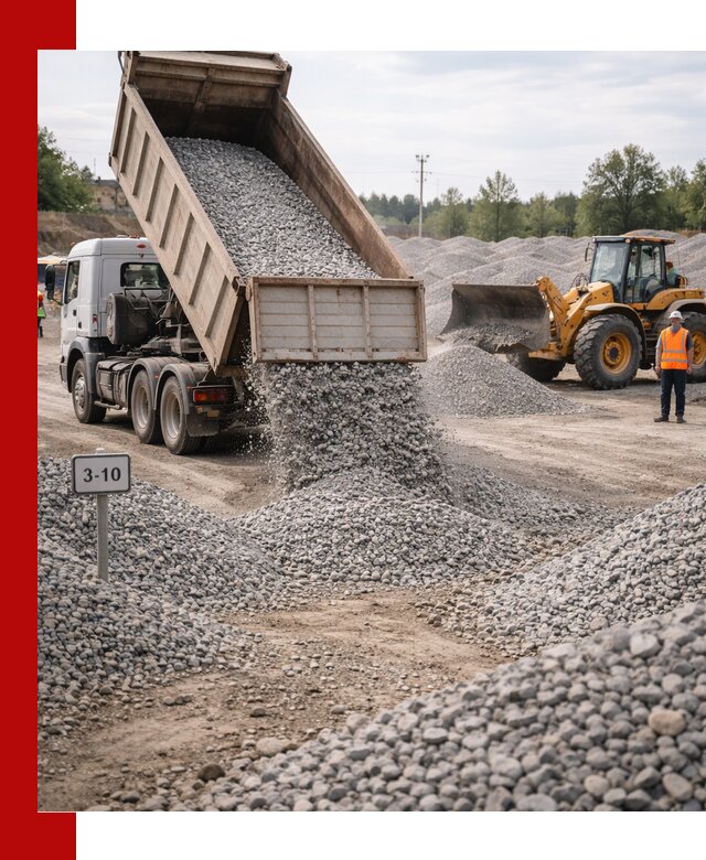 Гранитный щебень фракции 3–10: доставка и продажа в Коркине