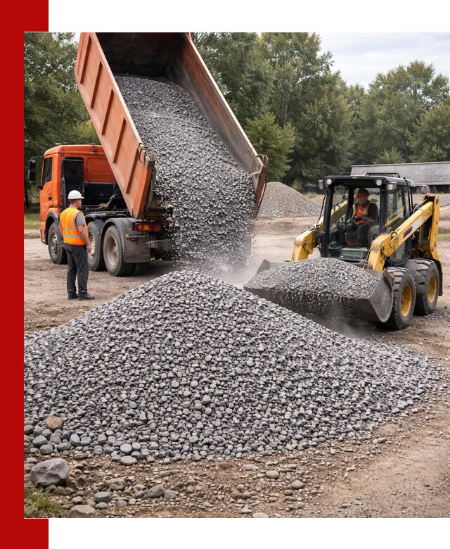 Купить гранитный щебень фракции 5–10 в Коркине с доставкой