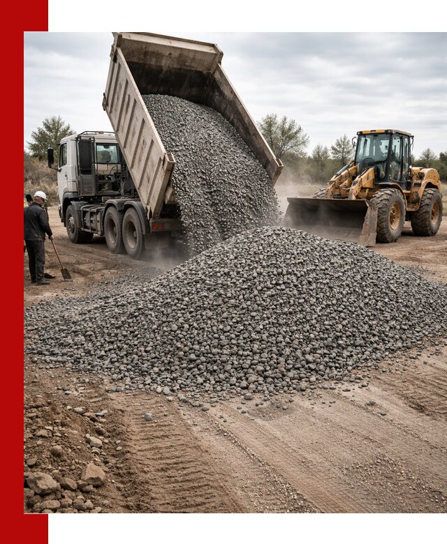 Гранитный щебень фракция 10-20 с доставкой в Коркине