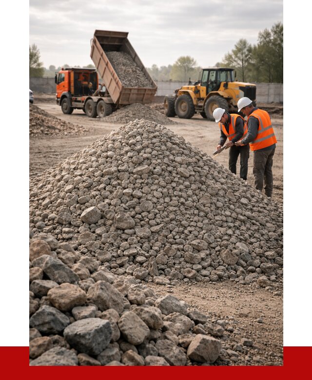 Гранитный щебень фракция 40-70 в Коркине от 2595 руб ПРОНЕРУДКрк