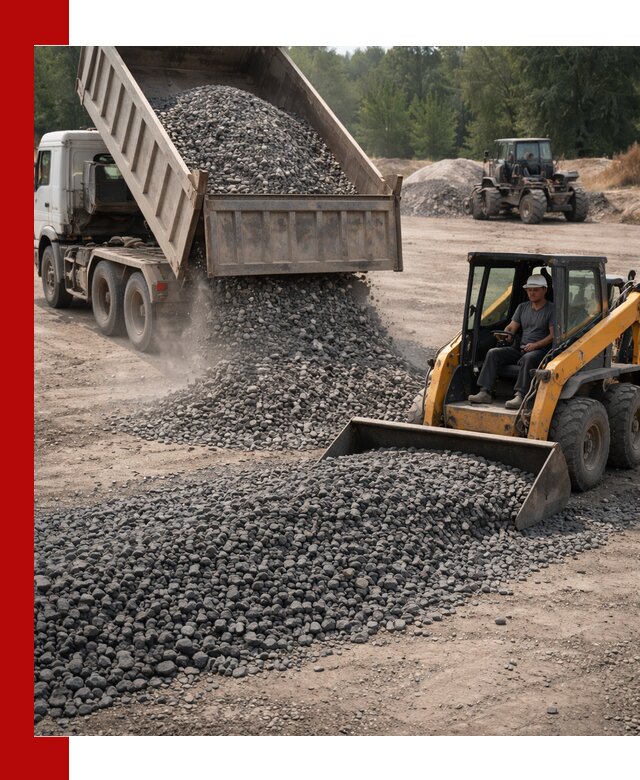 Гранитный щебень фракция 40-70 с доставкой в Коркине