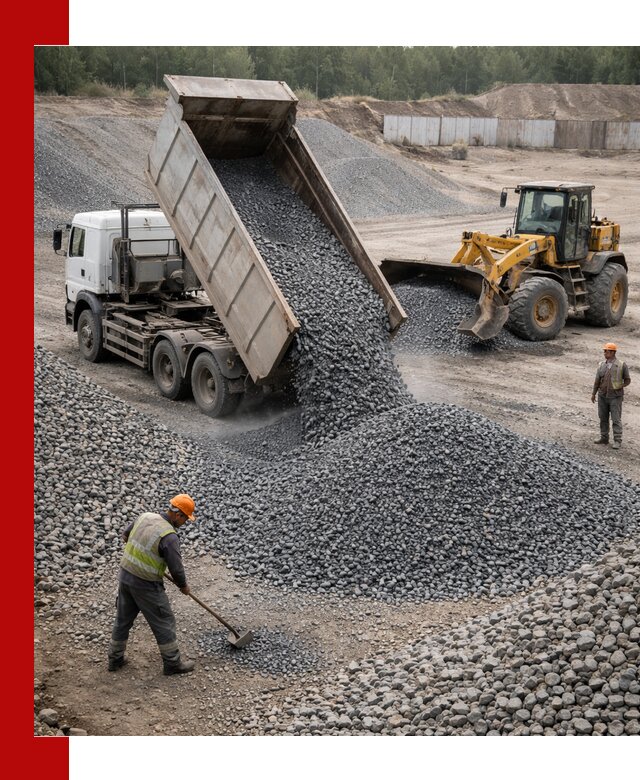 Щебень габбро-диабаз фр. 5-20 с доставкой в Коркине