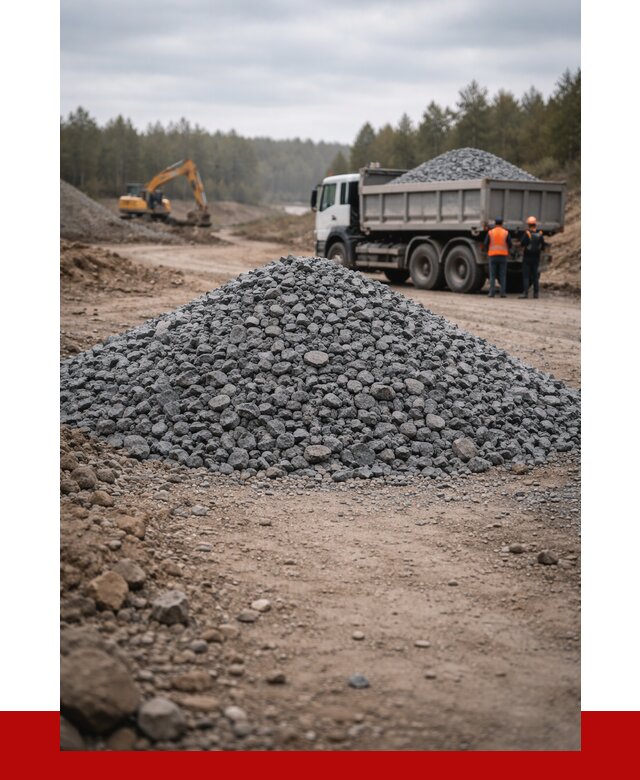 Щебень габбро диабаз фракция 40-70 в Коркине от 2284 р-ПРОНЕРУДКрк