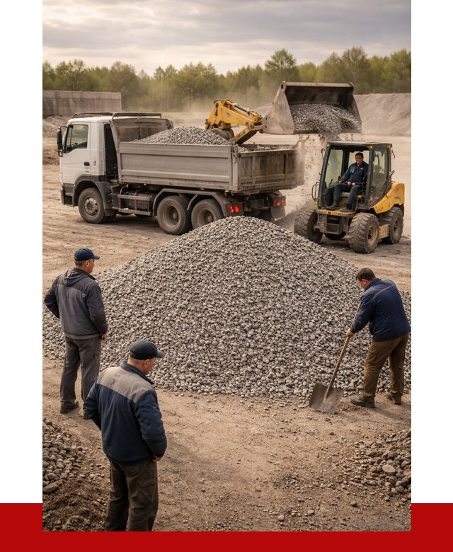 Гравийный щебень фракция 5-20 в Коркине от 2491 р. ПРОНЕРУДКрк