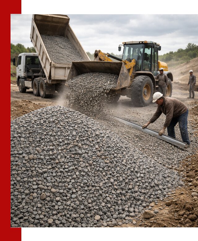 Гравийный щебень фракция 5-20 с доставкой в Коркине