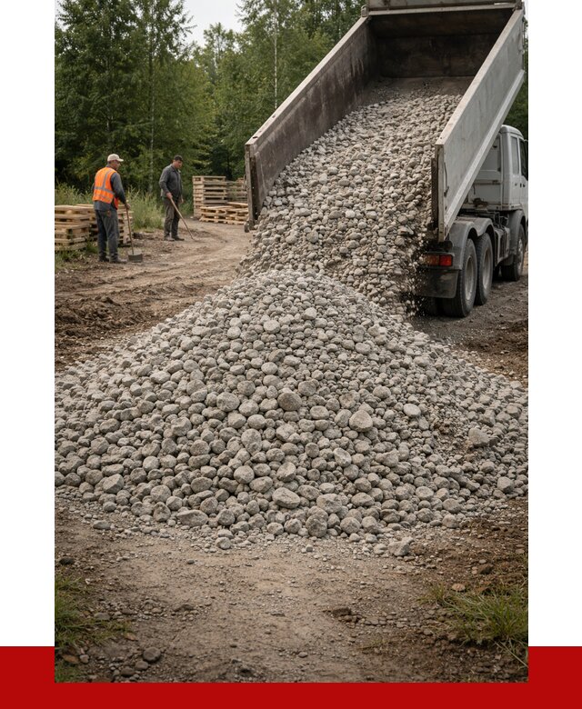 гравийный щебень фракция 70-120 в Коркине от 2543 р. ПРОНЕРУДКрк