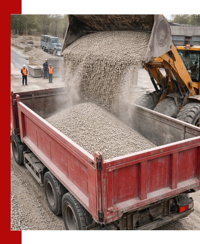 Купить известняковый щебень фракции 0-5 с доставкой в Коркине