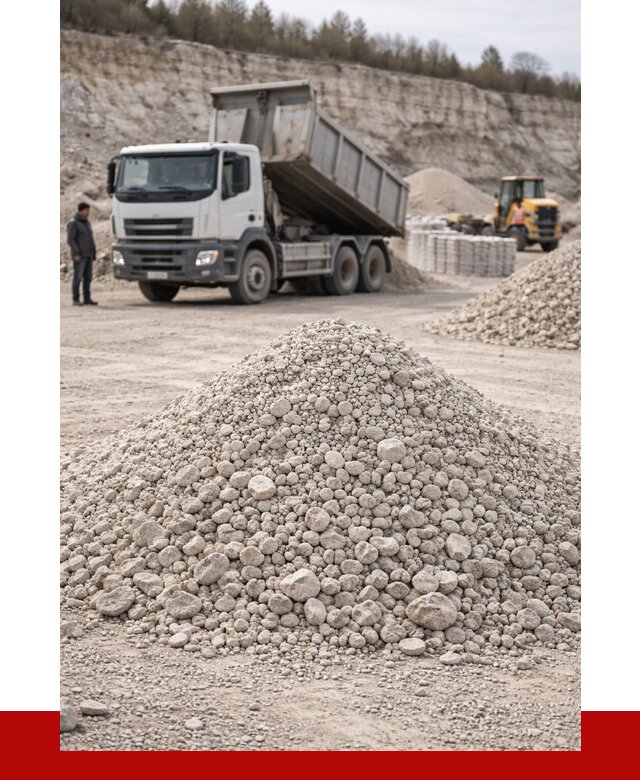 Известняковый щебень фракция 5-20 в Коркине, 4360 р. ПРОНЕРУДКрк