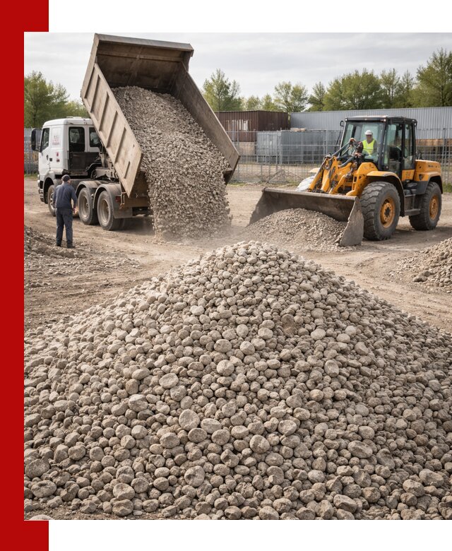 Доломитовый щебень фракции 20–41 с доставкой в Коркине