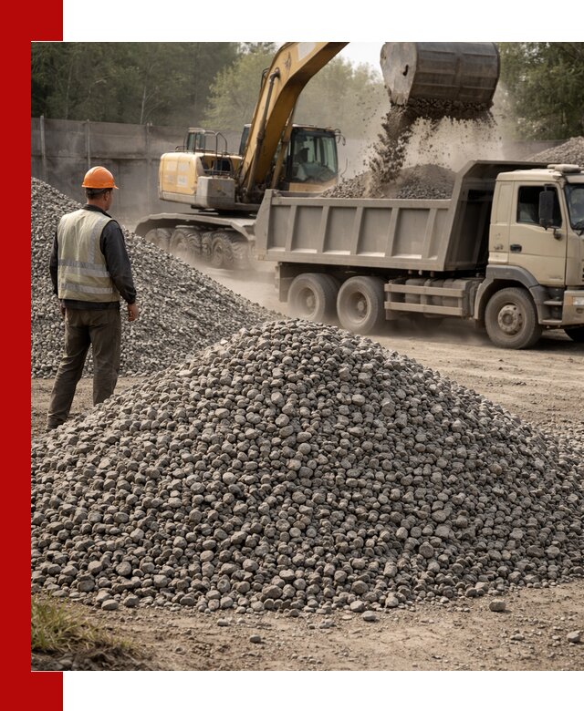 Шлаковый щебень фракция 5-20 с доставкой в Коркине