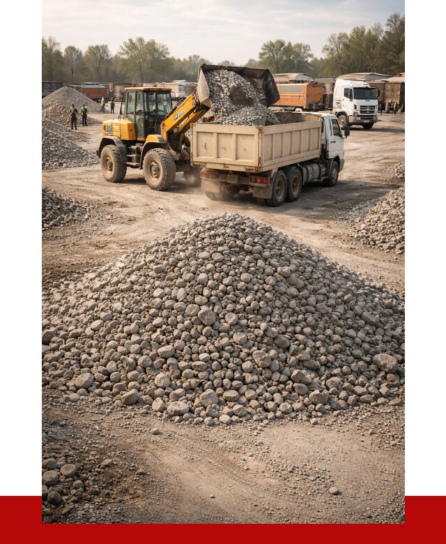 Вторичный щебень фракция 40-70 в Коркине от 1806 р, ПРОНЕРУДКрк