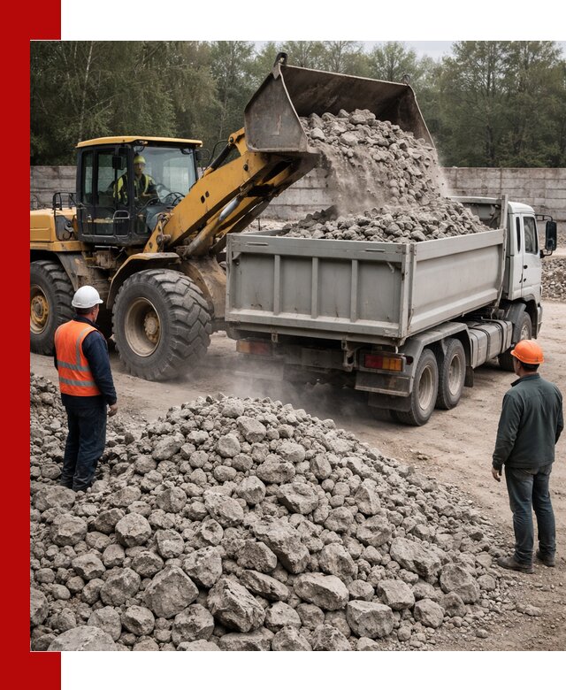 Вторичный щебень фракция 70–150 в Коркине с доставкой