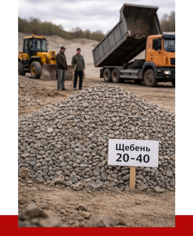 Бетонный щебень фракция 20-40 в Коркине от 2543 р. | ПРОНЕРУДКрк