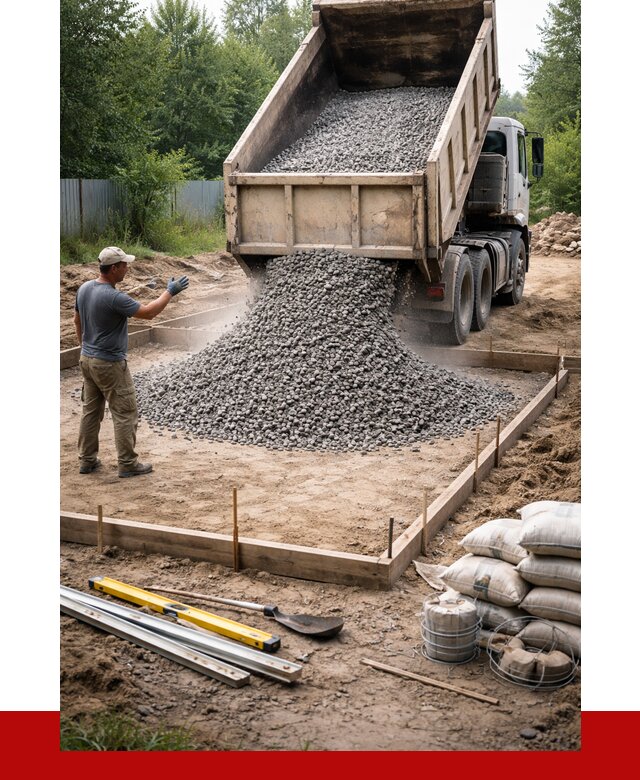 Купить щебень для фундамента в Коркине от 4671 р. | ПРОНЕРУДКрк