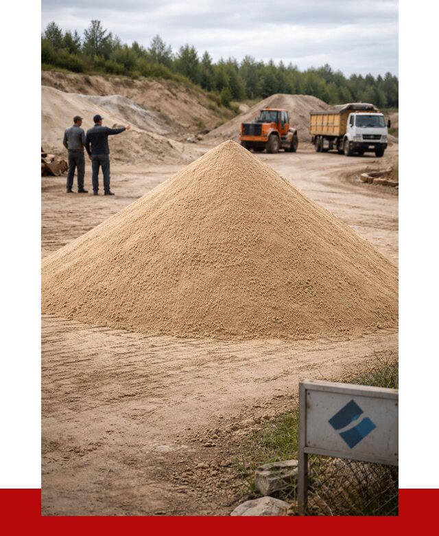 Карьерный песок навалом в Коркине от 1869 р. | ПРОНЕРУДКрк