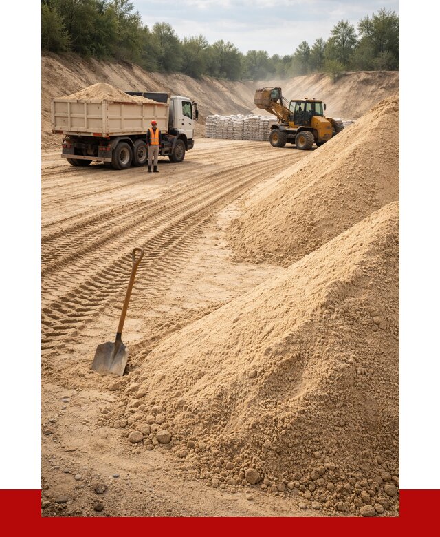 Карьерный песок мелкозернистый в Коркине от 9343 р. | ПРОНЕРУДКрк