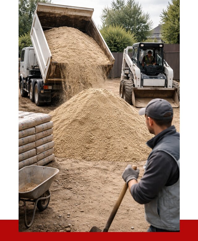Мытый речной песок с доставкой в Коркине от 1505 р. | ПРОНЕРУДКрк