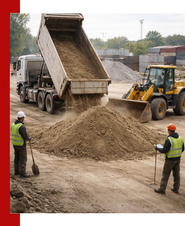 Доставка и продажа пескогрунта оптом и в розницу в Коркине