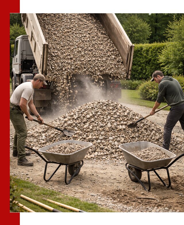 Доставка и продажа декоративной гальки в Коркине