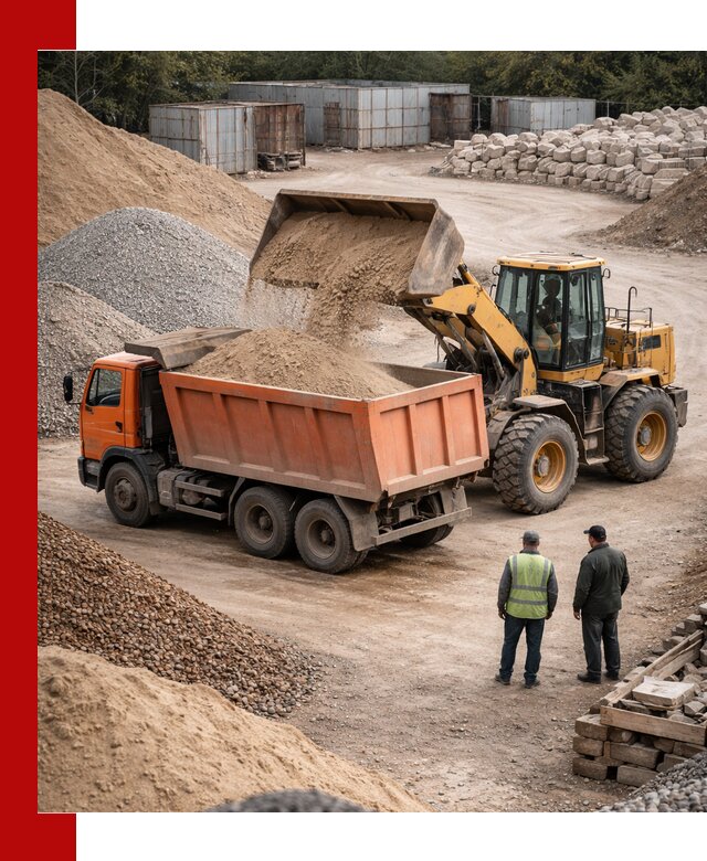 Доставка сыпучих смесей и смесей для стройки в Коркине