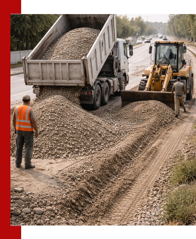 Опгс для устройства дорог и подсыпки в Коркине