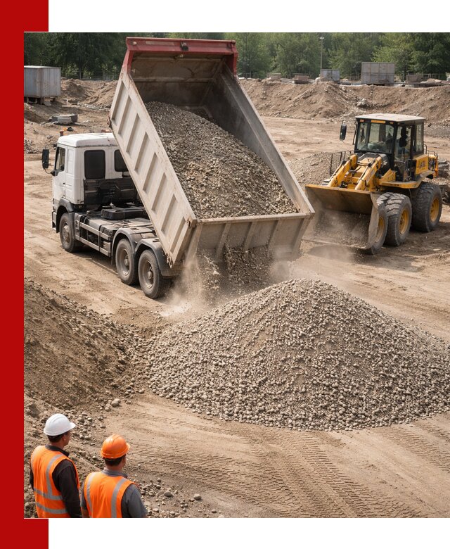 Щебень с песком (ЩГПС С2) с доставкой в Коркине