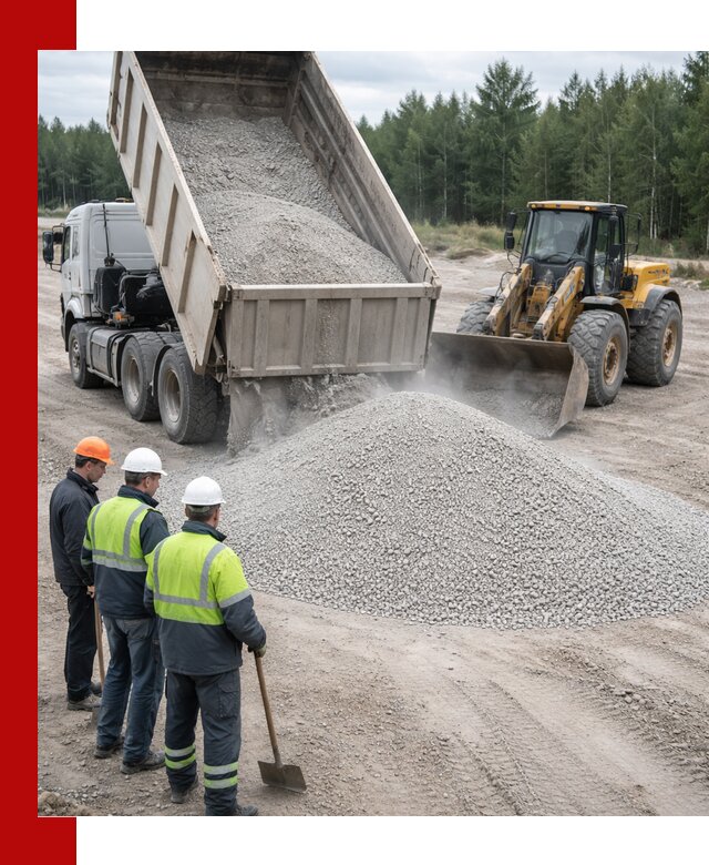 Известняковый отсев 0-5 доставка в Коркине быстро и выгодно