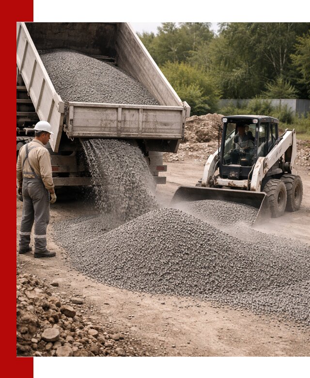 Доставка гравийного отсева 0-5 в Коркине оптом и в розницу