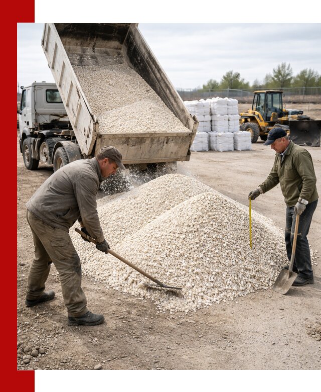 Мраморная крошка с доставкой и разгрузкой в Коркине