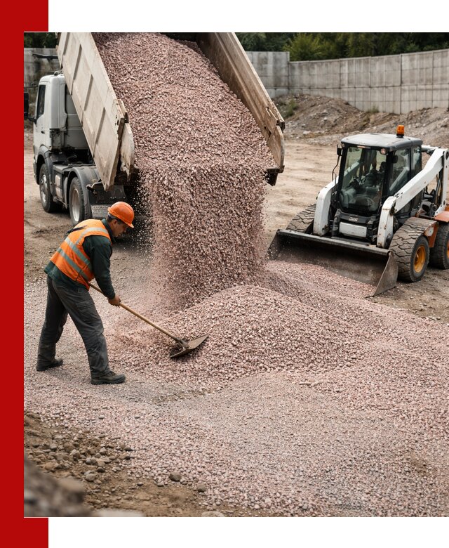 Крошка розовый гранит с доставкой в Коркине от производителя