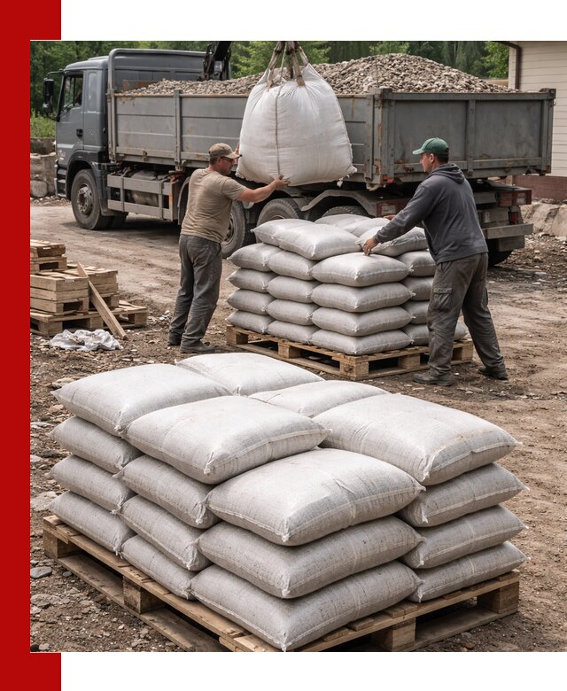 Керамзит в мешках с доставкой в Коркине от компании-поставщика