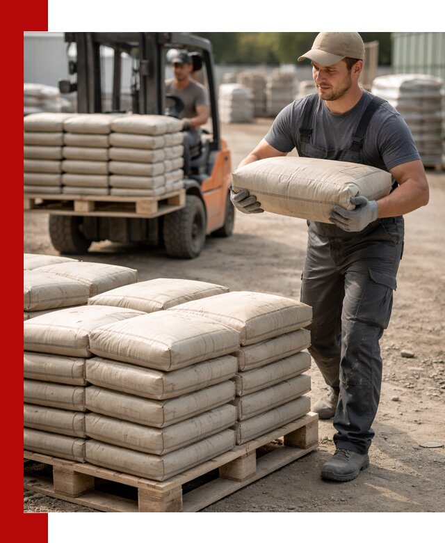 Доставка цемента в мешках оптом и в розницу в Коркине