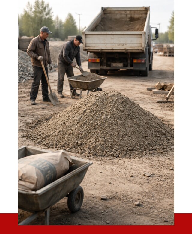 Цементно-песчаная смесь М150 в Коркине от 4879 р. | ПРОНЕРУДКрк