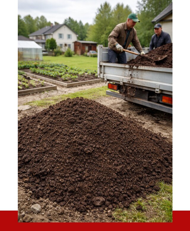 Плодородный грунт в Коркине с доставкой от 4360 р. | ПРОНЕРУДКрк