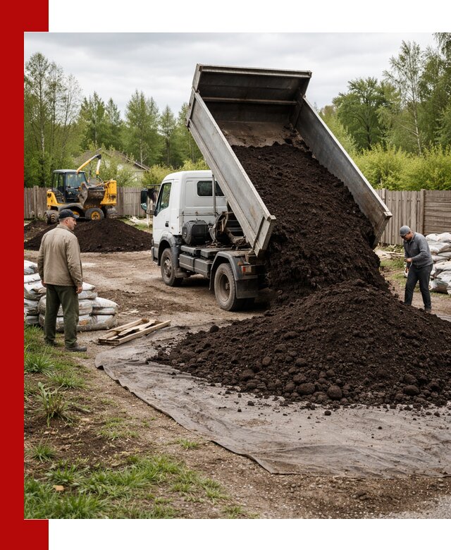 Доставка качественного почвогрунта в Коркине оптом и в розницу