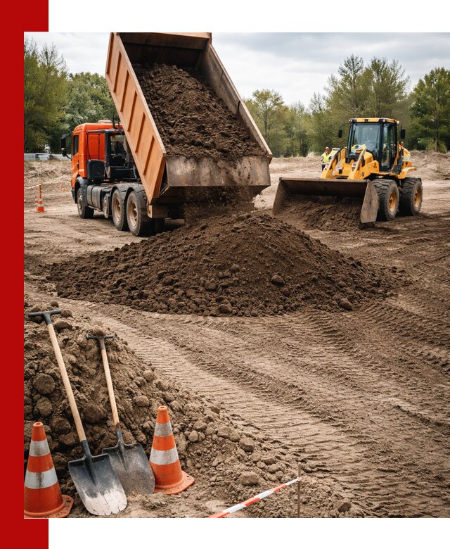 Поставка и доставка планировочного грунта в Коркине