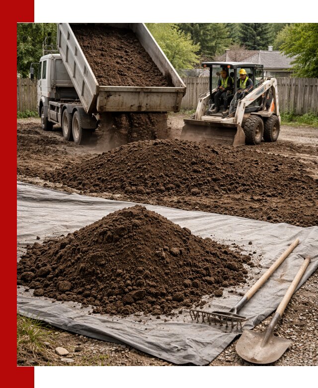 Грунт для отсыпки участка с доставкой в Коркине