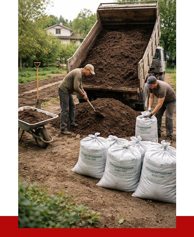 Плодородная смесь в Коркине от 4360 р./куб с доставкой | ПРОНЕРУДКрк