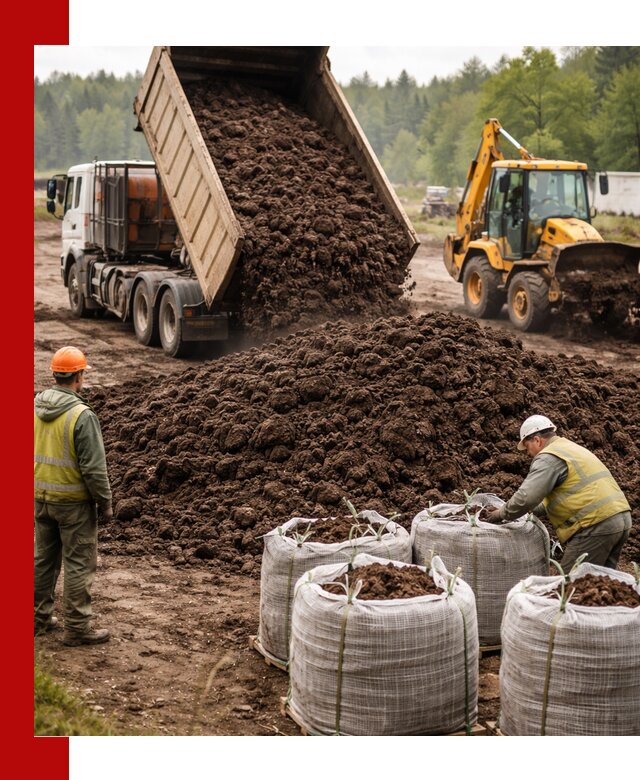 Доставка нейтрального торфа в Коркине оптом и в розницу
