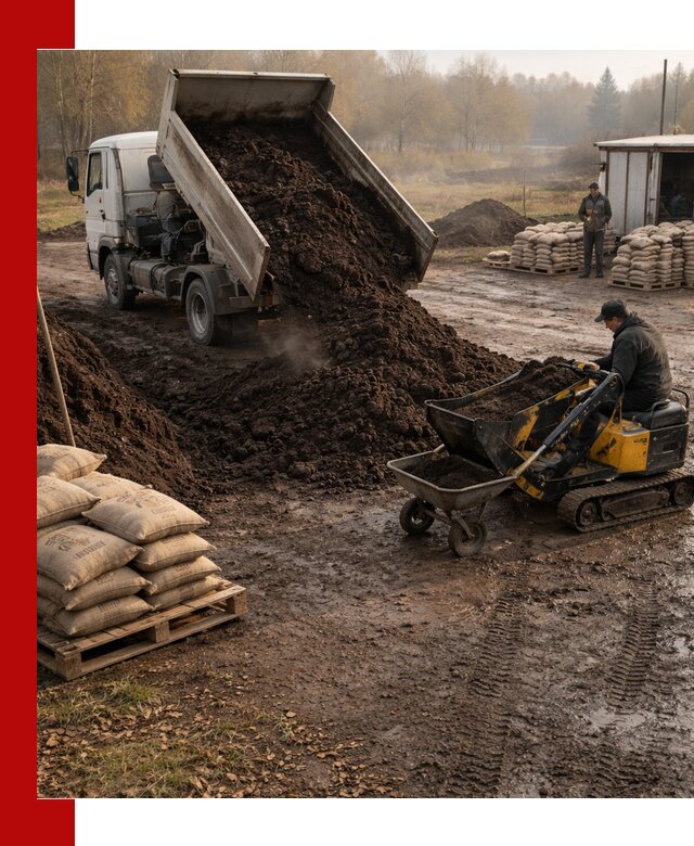 Кислый торф в доставке по выгодным ценам в Коркине