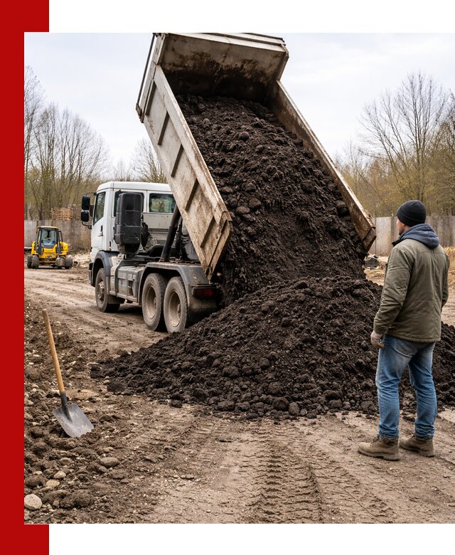 Доставка чернозема навалом в Коркине быстро и выгодно