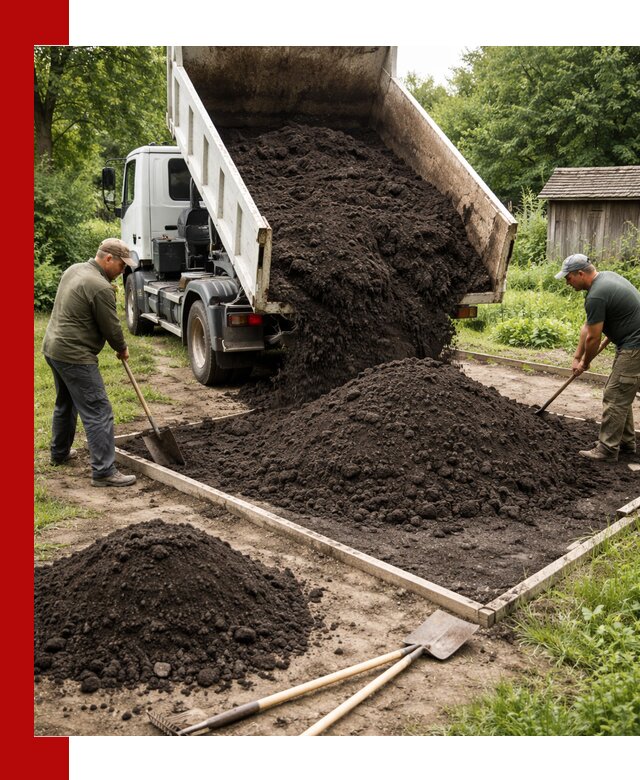 Купить чистый чернозем для огорода с доставкой в Коркине