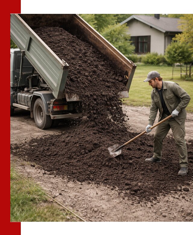 Чернозем для газона с доставкой в Коркине быстро и качественно