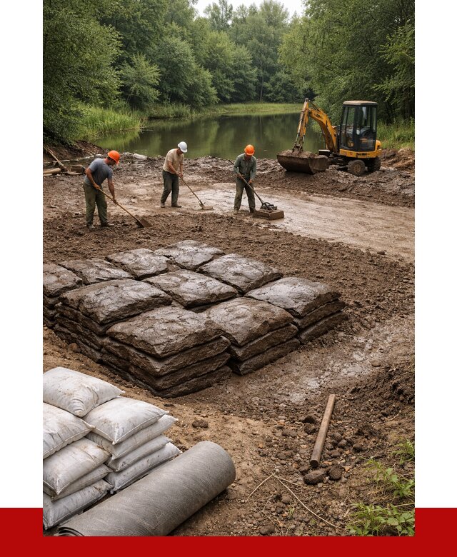 Купить глину для пруда в Коркине от 4671 р. с доставкой | ПРОНЕРУДКрк