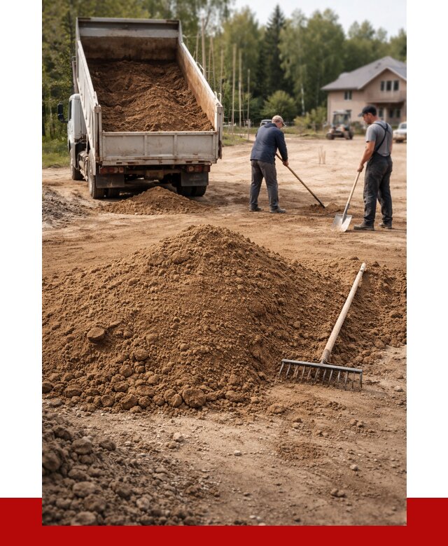 Суглинок для планировки в Коркине с доставкой от 4360 р. | ПРОНЕРУДКрк