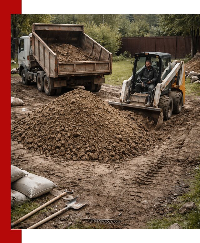 Суглинок для планировки участков в Коркине с доставкой и выгрузкой