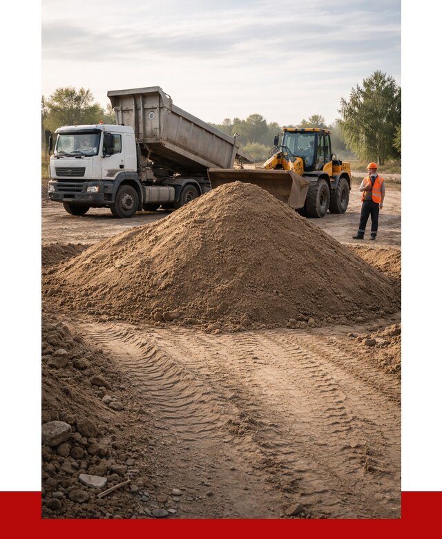 Купить песчаный грунт с доставкой в Коркине от 4360 р. | ПРОНЕРУДКрк