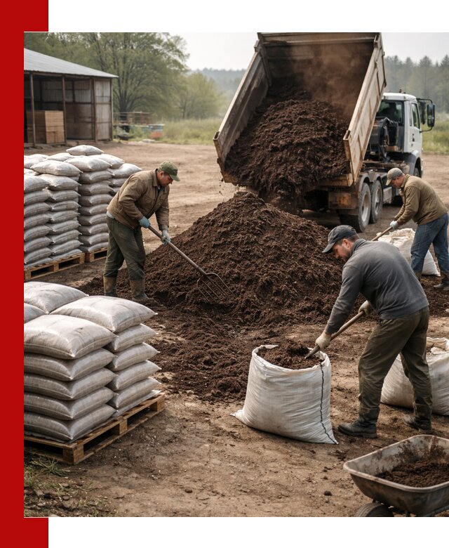 Доставка компоста оптом и в розницу в Коркине