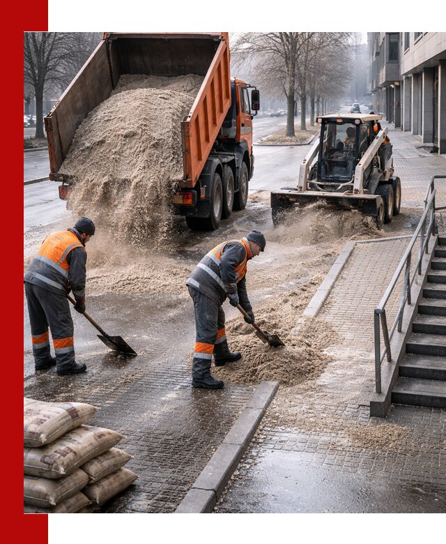 Поставка противогололедных материалов в Коркине