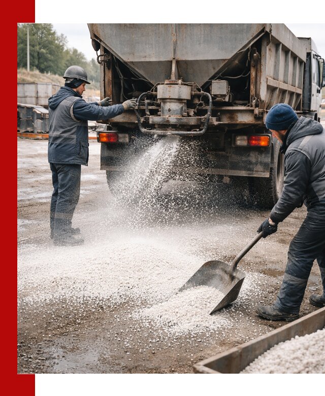 Доставка и продажа хлористого кальция в Коркине